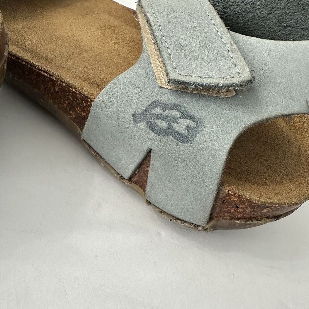 Loints of Holland Vinkenberg  Nubuck Leather Women’s Size 38 Light Blue Comfort - Picture 5 of 13